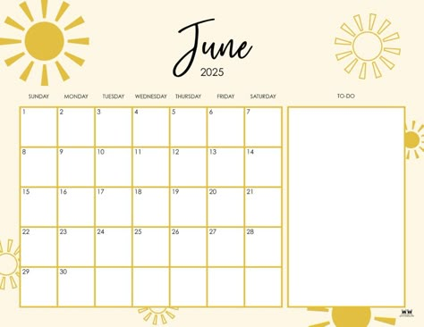 Choose from 107 June 2025 monthly calendars perfect to kickoff summer yet still stay organized all month long. 100% FREE! Print from home! June Calendar 2020, July Calendar 2020, August 2022 Calendar Printable, June 2021 Calendar, Calendar Design 2022 November, Sunday Monday Tuesday, Monthly Calendar, Calendar Printables, Staying Organized