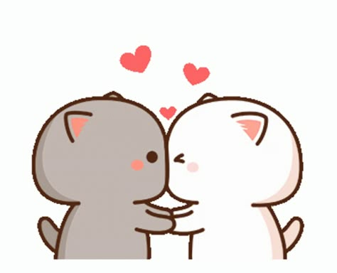 Love Loving GIF - Love Loving Hold - Discover & Share GIFs Calin Gif, Emoji Memes, Love Emoji, Kiss Gif, Chibi Cat, Cute Bear Drawings, Cute Cartoon Images, Cute Couple Cartoon, Cute Love Stories