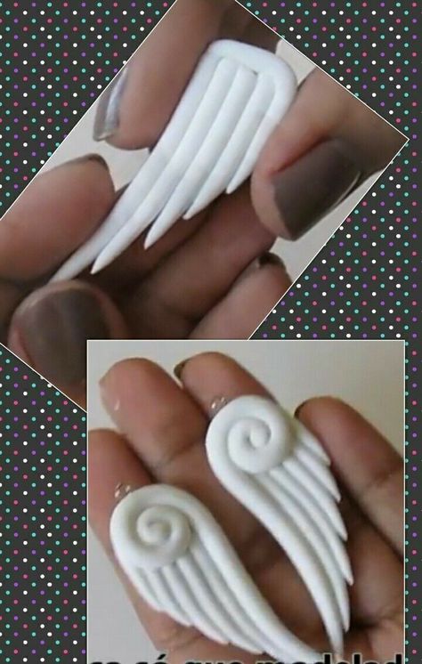 ???????? who did this Polymer Clay Ideas, Flori Fondant, Polymer Clay Kunst, Clay Angel, Crea Fimo, Hantverk Diy, ดินปั้น Polymer Clay, Polymer Clay Figures, Polymer Clay Diy