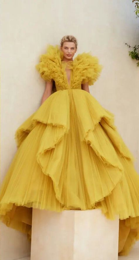 Nicole Felicia Couture, Yvonne Orji, Nicole Felicia, Debut Gowns, Long Flowing Dresses, Draping Fashion, Stylish Short Dresses, Pretty Prom Dresses, Fairytale Dress