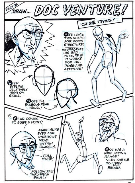 Venture Brothers, Cartoon Tutorial, Venture Bros, Cartoon Body, Animation Storyboard, Bruce Timm, Cartoon Cartoon, Animation Reference, Figure Drawing Reference