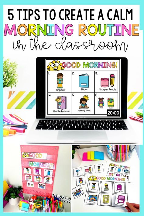 Classroom Morning Routine, Welcome To Kindergarten, Calm Classroom, Teaching Classroom Management, Morning Tubs, Choice Board, Teaching Second Grade, Classroom Procedures, Classroom Organisation