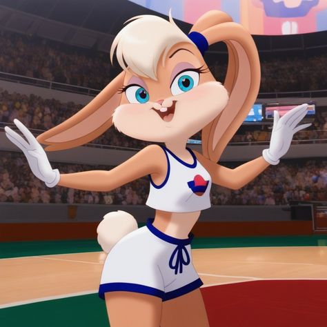 Lola Bunny Makeup Look, Lola Bunny Costume Makeup, Lola Bunny Makeup Halloween, Lola Bunny Makeup, Lola Bunny Cosplay, Bugs Bunny Costume, Lola Bunny Costume, Bugs And Lola, Bunny Makeup