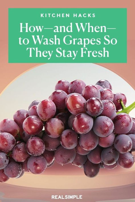 Learn how to wash grapes with a step-by-step guide, and discover why washing grapes is so important. You'll also find information on when to wash grapes and how to best store grapes after they've been washed. Washing Grapes With Vinegar, How To Clean Grapes With Vinegar, How To Wash Grapes With Vinegar, How To Wash Grapes Baking Soda, Cleaning Grapes Baking Soda, Best Way To Store Grapes In Fridge, Storing Grapes In Mason Jar, How To Make Grapes Last Longer, Storing Grapes In Fridge