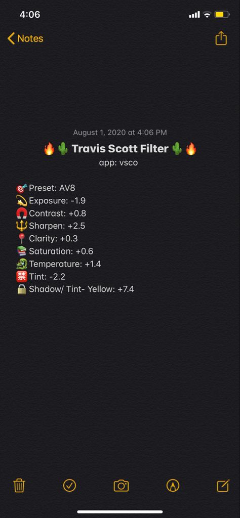 vsco preset editing travisscott rap trap summer inspo cactusjack laflame Preset Photo, Best Vsco Filters, Filters App, Phone Photo Editing, Picture Editing Apps, Filters For Pictures, Ig Filters, Picture Editing, Photo Editing Vsco