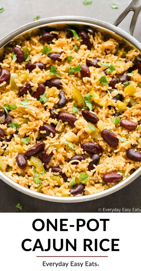 Rice Meals Easy Vegetarian, Creole Vegetarian Recipes, Rice Skillet Meals Vegetarian, Easy Vegetarian Rice Recipes, Vegan 1 Pot Meals, Vegan Dinner One Pot, Vegan Stove Top Recipes, Vegan Bean And Rice Recipes, Vegetarian Rice Recipes Easy