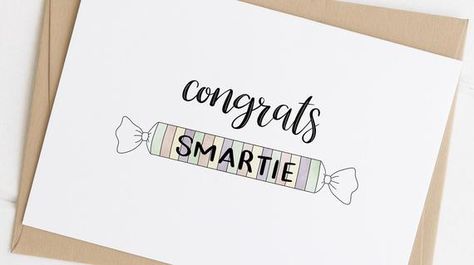 Diy Congrats Card, Handmade Congratulations Card Ideas, Congrats Grad Card Ideas, Funny Graduation Card Ideas, Funny Grad Cards, Proud Of You Cards Diy, Congrats Card Ideas, Congrats Cards Handmade, Graduation Puns