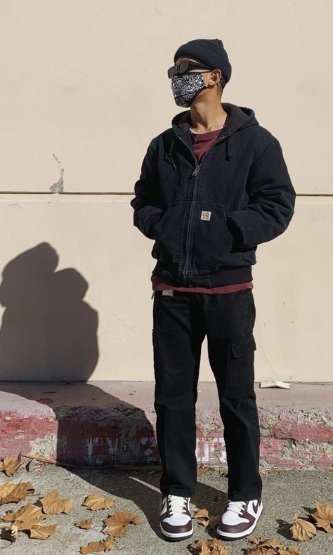 Dickies Hoodie Outfit, Carhartt Hoodie Outfit, Carhartt Jacket Outfit Men, Carhartt Vest Outfit, Dickies Outfits Men, Carhartt Outfits, Hooded Jacket Outfit, Hoodie Jacket Outfit, Carhartt Jacket Outfit