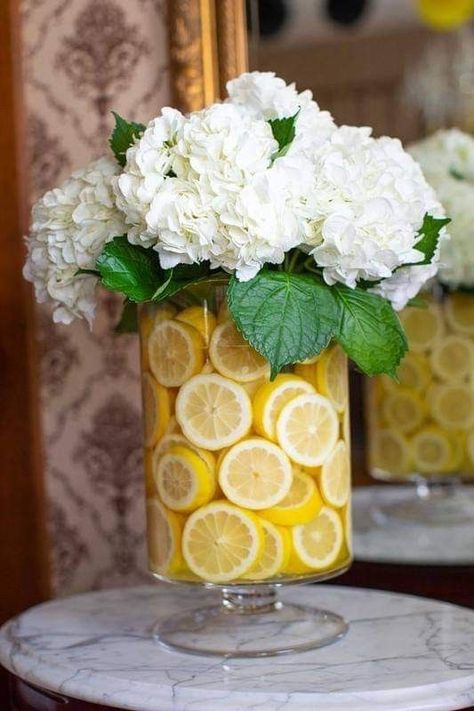 Bridal Shower Lemon, Italian Bridal Showers, Lemon Themed Party, Lemon Centerpieces, Lemon Themed Bridal Shower, Bridal Shower Inspo, Wedding Shower Themes, Citrus Wedding, Bridal Shower Centerpieces