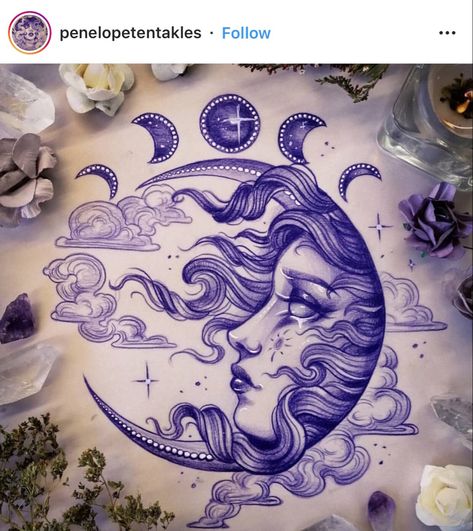 Inspiration Tattoos, Dope Tattoos For Women, New School Tattoo, Back Tattoo Women, Back Tattoos, Lion Tattoo, Tag Your Friends, Tattoo Design Drawings, Moon And Stars