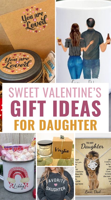 Looking for a sweet Valentine's Day Gifts for your daughter? We have carefully curated some of the best Valentine's Day Gift ideas for your daughter from her dad, from sentimental Valentine's Day Gifts to practical ones. Valentine Gifts For Girls, Thoughtful Gift Ideas, Gifts For Daughter, Dad Jewelry, Cute Valentines Day Gifts, Best Valentine's Day Gifts, Valentines Day Gifts For Him, Valentines Day Gifts For Her, Sweet Valentine