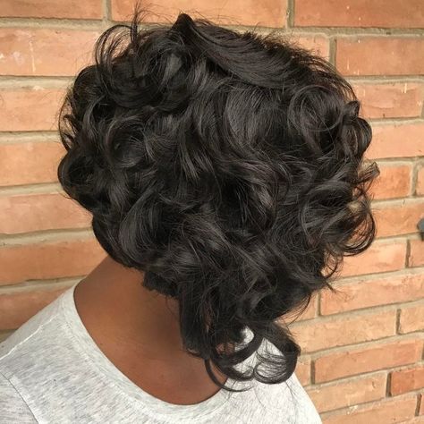 20 Stunning Ways to Rock a Sew In Bob Sew In Curly Hairstyles, Short Sew In Hairstyles, Curly Sew In Weave, Sew In Bob Hairstyles, Short Sew In, Bob Sew In, Short Curly Weave, Curly Hair Sew In, Sew In Weave Hairstyles