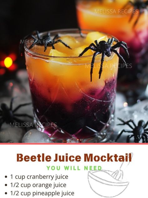 Halloween Jungle Juice, Halloween Recipes Drinks, Halloween Juice, Liquor Recipes, Recipes Drinks, Cocktail Drinks Alcoholic, Classy Halloween, Beetle Juice, Jungle Juice