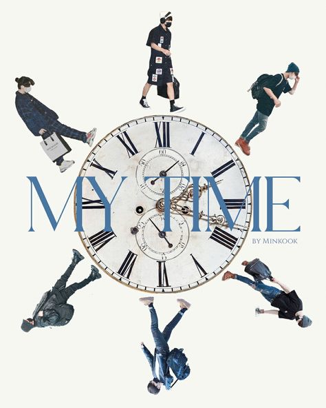 #Jungkook #MyTime My Time Jungkook, Jeon Jungkook, Wall Clock, Clock, Art