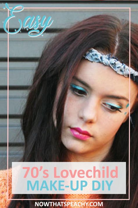 1970's Lovechild Hippy Make-up for Childrens dress-up costumes and themed parties | DIY Hippy Costume Makeup, Hippy Makeup 70s, 1970s Makeup Hippie, Hippy Costume Ideas, Hippie Make Up 70s Easy, Hippies Make Up, 70s Makeup Look Hippie, Hippie Costume Makeup, Hippy Makeup Looks