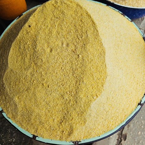 Today, our snippet is YELLOW GARRI. This is a by-product from Cassava. This starchy flour/flakes can be nixed with cold or boiled water to form a major diet. It's common and generally acceptable food in Africa. Are you a diaspora based African in need of this super diet? DM, and let's get it delivered to your doorstep. Patronize us today.... Boiled Water, Cassava Flour, May 11, Book Design, Flour, Diet, Canning, Yellow, Water