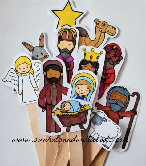 Kids Advent Crafts, Printable Nativity, Printable Christmas Decorations, Advent Crafts, Mobile Craft, Sunday School Crafts For Kids, The Nativity Story, Advent For Kids, Christmas Decorations For Kids