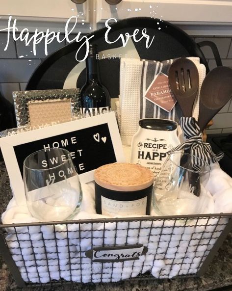 Home Closing Gift Baskets, Housewarming Party Gift Ideas, Realtor Closing Baskets For Clients, Realtor Housewarming Gift Ideas, Realtor Client Gift Ideas, Realtor Basket Ideas, New Home Basket Gift Ideas, Home Closing Gifts, Realtor Gift Baskets For Clients