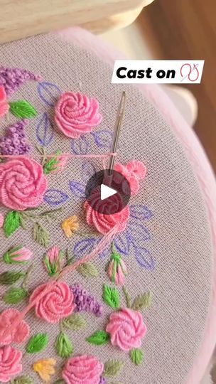 3.2M views · 41K reactions | awesome rose flower hand embroidery #fbreels #viralreels #reels #video #trending #stitch #viral #new #foryou #reel | Creative Crafts | Creative Crafts · Original audio Flower Hand Embroidery, Rose Embroidery Pattern, Embroidery Lessons, Diy Embroidery Designs, Reels Video, Embroidery Stitches Tutorial, Embroidery Videos, Hand Embroidery Projects, Hand Embroidery Flowers