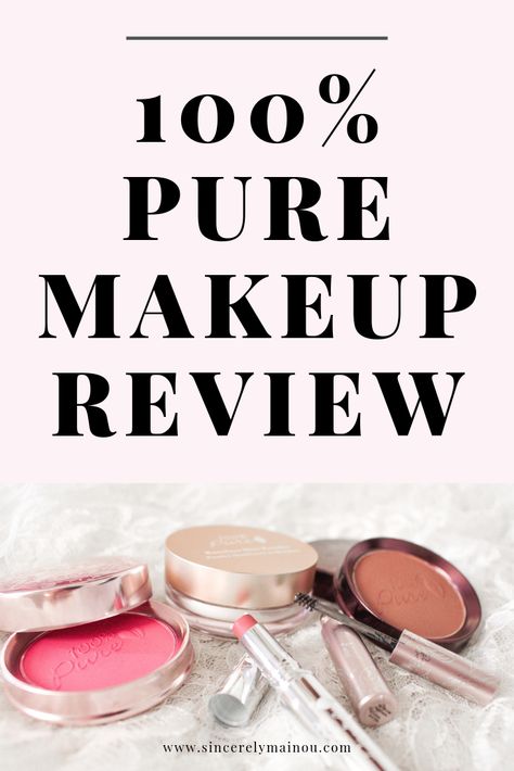 100% Pure Clean Makeup Review. Is 100% Pure Makeup any good? 100 Pure Makeup, Pur Makeup, Nontoxic Beauty, Organic Beauty Brands, Natural Beauty Brands, Best Tan, Pigmented Lips, Medium Skin Tone, Clean Makeup