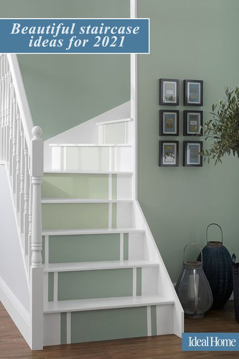 Staircase ideas 2020 – looks for your hallway that will really make an entrance. Create a stairway from heaven with these brilliant staircase ideas. In most homes, the staircase is often the first thing you see when you walk through the front door. So whether it’s to make yourself smile or to wow guests, it’s worth taking the time to create a focal point. #staircaseideas #howtomakeadramaticstaircase #upcyclingstaircase #howtomakeanentrance #hallwayupcycling #hallwayideas #beautifulstaircaseideas Rustic Decor Party, Cottage Chairs, Dream House Aesthetic, Hallway Wallpaper, Beautiful Stairs, Staircase Ideas, Diy Stairs, Wooden Stairs, House Aesthetic