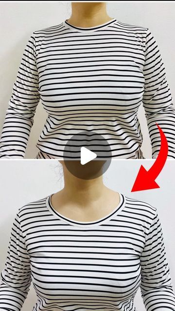 Turn Dress Into Top, Altering Shirts Too Big, How To Make A Shirt Bigger, Refashion Clothes Tutorial, T Shirt Remake, Sweatshirt Refashion, Sewing Collars, Family Photo Wall, Tshirt Makeover