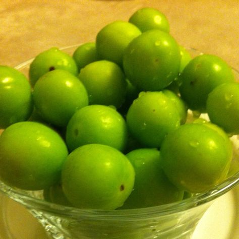 Green sour plums, my favorite! Sour Plum, Art Idea, Plum, My Favorite, Fruit, Green, Art