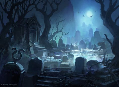 Swamp 1 - Jumpstart MtG Art Swamp Magic, The Graveyard Book, Magic The Gathering Art, Gathering Art, Curse Of Strahd, Mtg Art, Cemetery Art, Haunted Halloween, Magic The Gathering Cards