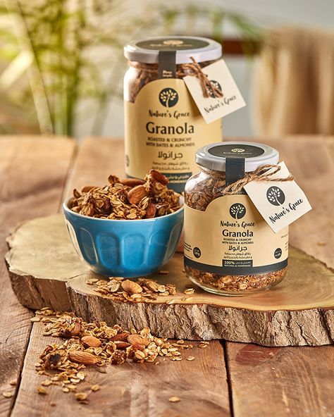 Dry Fruits Photography, Caramel Cornflakes, Granola Business, Nuts Photography, Date Jam, Luxury Product Photography, Jar Photography, Fruit Shoot, Food Product Photography