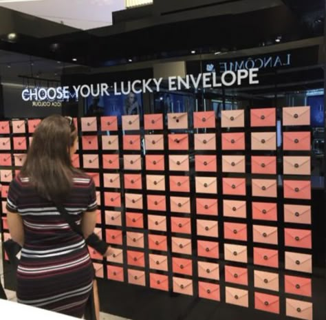 Envelope Wall, Launch Event Ideas, Brand Activation Ideas, Creative Booths, Marketing Activations, Event Booth Design, Case Studio, Activation Ideas, Corporate Event Design