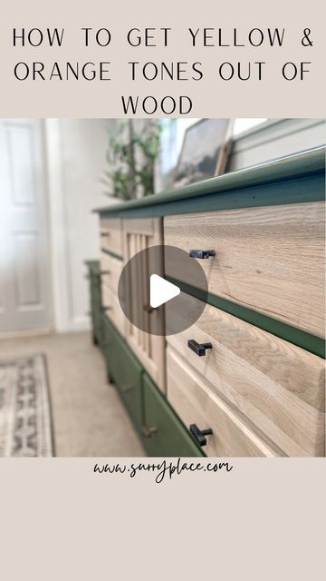 Hannah Joyce | Home Design & DIY on Instagram: "Give your outdated furniture a fresh modern makeover with these steps!
- Sand to remove all existing stain or varnish. Its important you get to the raw wood
- If the wood still has strong undertones you can apply a wood bleach to take out the color
- Apply wood conditioner. This helps prevent blotchiness when the stain is applied
- Apply stain. This is my combo I have used this so many times and it never fails to give me the beautiful white oak look! 1 part whitewash (the brand doesn’t really matter, just make sure it oil based) 1 part minwax weathered oak, 1/4 part minwax provincial. Adjust the provincial to achieve your preferred darkness. I mix everything together before applying.
- Apply water based polyurethane to prevent future yellowin Stain Veneer Furniture, Weathered Oak Stain On White Oak, Minwax Color Wash, White Washing Oak Cabinets, Minwax Weathered Oak Stain, Whitewash Oak Cabinets, Minwax Weathered Oak, Weathered Oak Minwax, Kitchen Cabinet Stain Colors