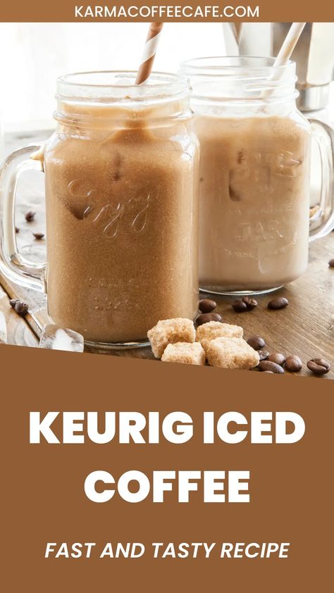 How To Make The Perfect Iced Coffee with Your Keurig How To Make Iced Coffee At Home Keurig, Iced Coffee Keurig Recipes, Keurig Iced Coffee Recipes, How To Make Iced Coffee, How To Make Iced Coffee At Home, Iced Coffee Recipe Keurig, Diy Iced Coffee Recipes, Sugar Free Iced Coffee, Make Iced Coffee At Home