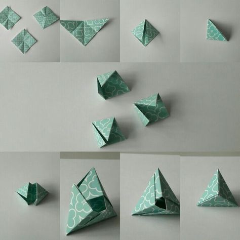 Diamond Origami, Origami Box Instructions, Origami Kutu, Origami Stella, Dragon Origami, Origami Star Box, Tutorial Origami, Origami For Beginners, Origami Dragon