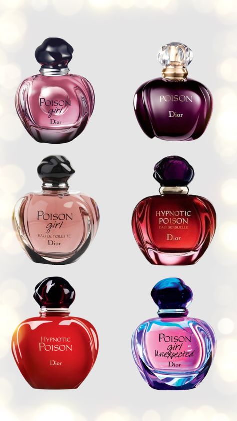 Dior Poison Perfume, Poison Perfume, Pretty Perfume Bottles, Fragrances Perfume Woman, Fragrance Cologne, Perfume Collection Fragrance, Dior Perfume, Bath And Body Works Perfume, Perfume Scents