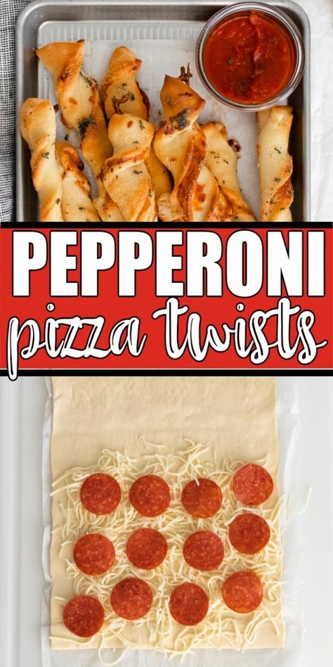 Pizza Twists Crescent, Pizza Twists With Pizza Dough, Pillsbury Pizza Crust Recipes, Party Snacks For Adults, Parmesan Sliders, Pizza Twists, Crescent Roll Pizza, Yummy Pizza, Appetizers For Kids