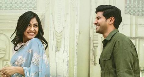 Mrunal Thakur In Sita Rama, Sita Rama Movie Songs, Dulquer And Mrunal, Sita Rama Movie Images, Sita Rama Movie, Sita Ramam Film Images, Hey Sinamika, Sita Ramam Movie, Wp Dp