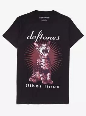 Deftones Like Linus Album Cover Boyfriend Fit Girls T-Shirt, Around The Fur, Plus Size Fits, Girls T Shirt, Band Merch, Band Shirts, Boyfriend Fit, Cat Shirts, Dream Clothes, Hot Topic