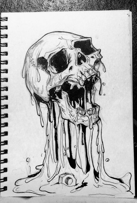 Reaper Drawing, Scary Drawings, Skeleton Drawings, Skull Art Drawing, Pen Art Drawings, Dark Art Drawings, Dark Art Illustrations, Doodle Art Designs, Art Drawings Sketches Creative