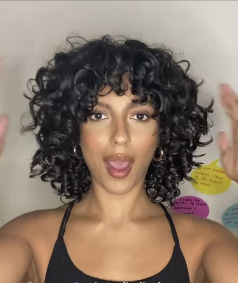 Short Thick Curly Haircuts For Women, Curly Hair Round Layers, Short Hair With Layers Curly, Short Indian Hairstyles, Haircuts For Curly Hair Natural Curls Short Layers Medium Lengths, Hairstyles With Bangs Round Face, Curly Layered Bob With Bangs, Short Curly Hair Cuts For Round Faces, Curly Pixie Cuts Round Face Curls