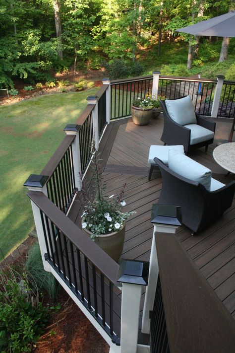 Deck Renovation, Deck Remodel, Deck Railing Design, Deck Makeover, Deck Pictures, Deck Colors, Patio Deck Designs, Deck Designs Backyard, Trex Deck