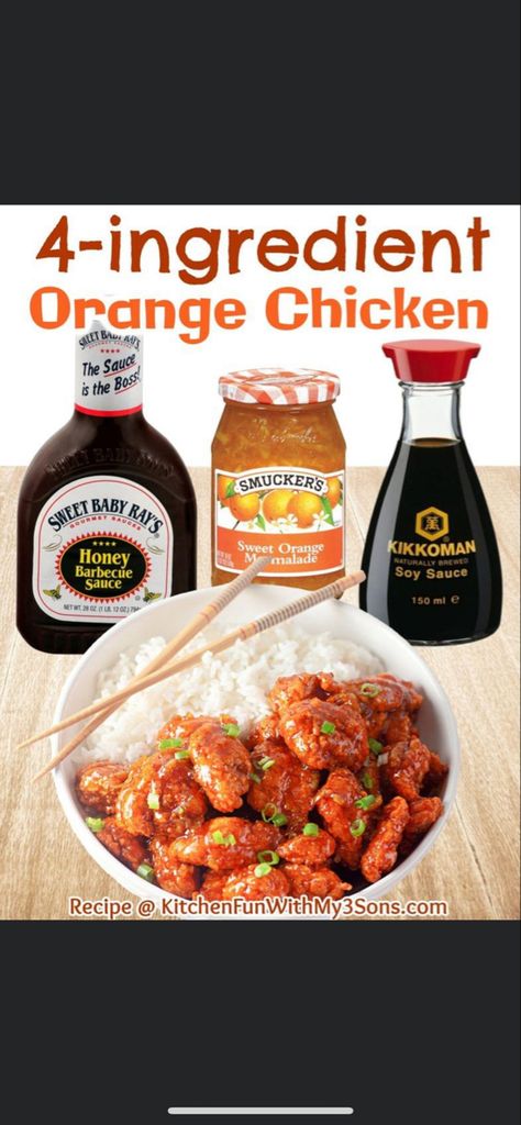 Frozen Chicken Nugget Recipes Ideas, Crockpot Orange Chicken, Orange Chicken Stir Fry, Spicy Orange Chicken, Tuscan Salmon Recipe, Easy Orange Chicken, Orange Chicken Crock Pot, Baked Chicken Nuggets, Frozen Chicken Nuggets