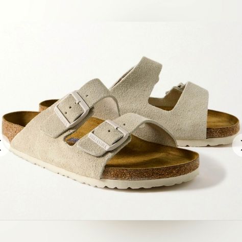 Birkenstock Sandals Suede Leather New With Out Box Adjustable Metal Buckle Size 38 Beige Light Color Please See Pics For Details And Condition Arizona Birkenstock, Shoes Birkenstock, Beige Light, Birkenstock Sandals, Birkenstock Arizona, Birkenstock Shoes, Suede Sandals, Metal Buckles, Women's Shoes Sandals