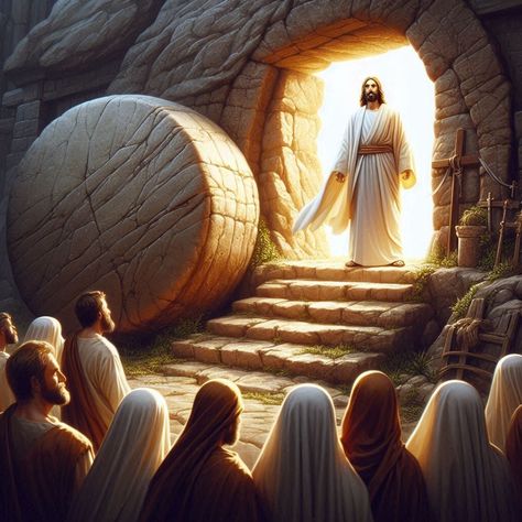 Jesus Christ Resurrection Art, Jesus Resurrection Pictures, Easter Jesus Resurrection, Saint Michael Angel, Christ Resurrection, Jesus Christ Resurrection, Jesus Love Images, Resurrection Of Jesus Christ, Church Inspiration