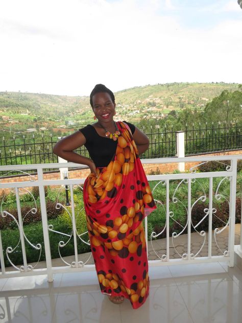 The traditional Rwandan umushanana that I wore to my first Rwandan wedding. I didn't understand much of what was going on, but at least I got the outfit right! #Rwanda #my250 Rwandan Traditional Clothes, Rwandan Wedding, Nursing Student Quotes, Student Quotes, Funny Nursing, Traditional Wedding Attire, Dress Traditional, Civil Wedding Dresses, African Fashion Modern