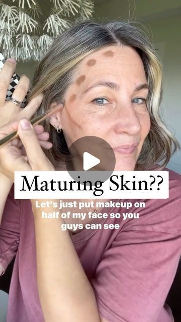 Makeup On Wrinkled Skin, Make Up For Older Skin, Makeup For Maturing Women, How To Blend Makeup, Make Up For Maturing Skin, No Makeup Eye Makeup, Makeup Tutorial For Older Women Over 50, How To Apply Makeup For Over 50, Makeup For Maturing Skin