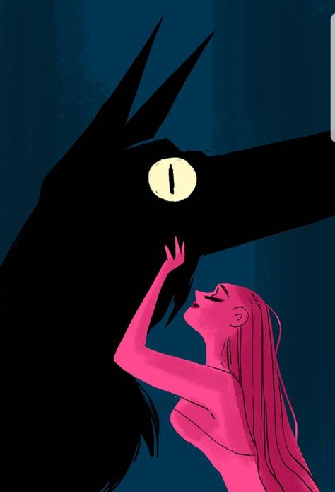 Persephone And Cerberus, Lore Olympus Persephone, Persephone Greek Mythology, Lore Olympus, Hades And Persephone, Good Boy, Greek Mythology, Bad Girl, Cartoon Art