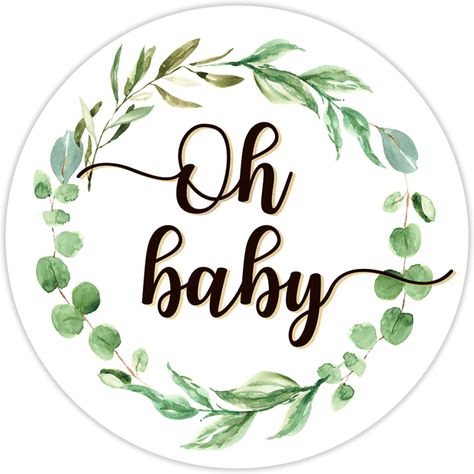 Baby Shower Verde, Baby Reception, Baby Shower Topper, Baby Shower Images, Shower Images, Baby Favors, Baby George, Baby Stickers, Baby Shower Stickers