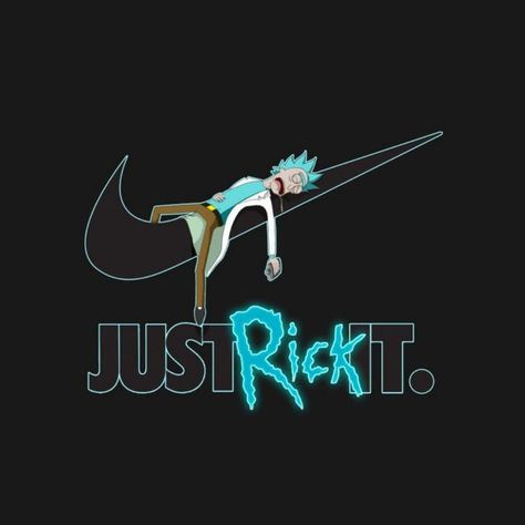 Custom Nike Sign, Tee Shirt Ideas, Rick And Morty Image, Rick And Morty Drawing, Seni Resin, Rick And Morty Poster, Kaws Wallpaper, Cool Nikes, Nike Art