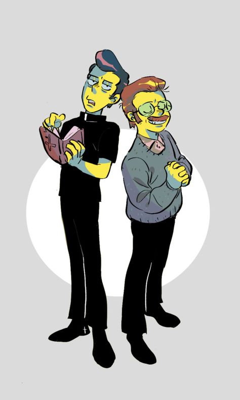 The Simpsons Fanart, Simpsons Fanart, Middle Class Family, Sideshow Bob, Ned Flanders, Class Family, Simpsons Drawings, Childhood Art, Simpsons Characters