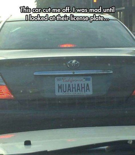 Ha!* Funny License Plates, Memes Humor, E Card, Laughing So Hard, Really Funny Memes, Funny Laugh, Bones Funny, Funny Posts, Funny Photos